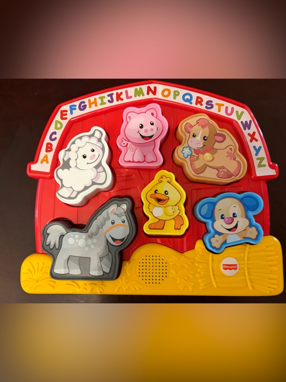 Fisher Price Laugh & Learn Farm Animals Talking Musical Puzzle Learning Toy